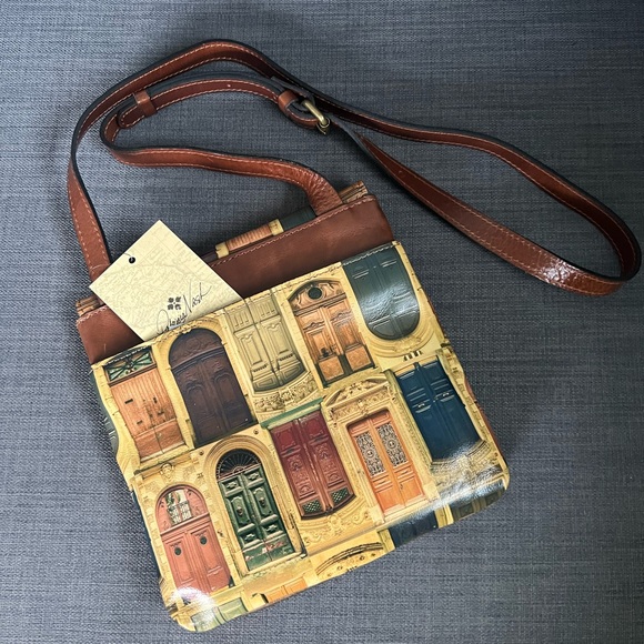 NWT PATRICIA NASH GRANADA LEATHER CROSSBODY BAG - Picture 4 of 12